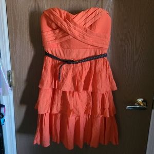 Orange dress